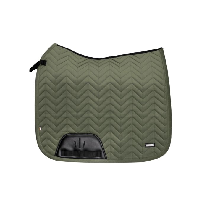 Schabracke dressur Kingsland Vigga Velvet Green Beetle Full Schabracke dressur Kingsland Vigga Velvet Green Beetle Full