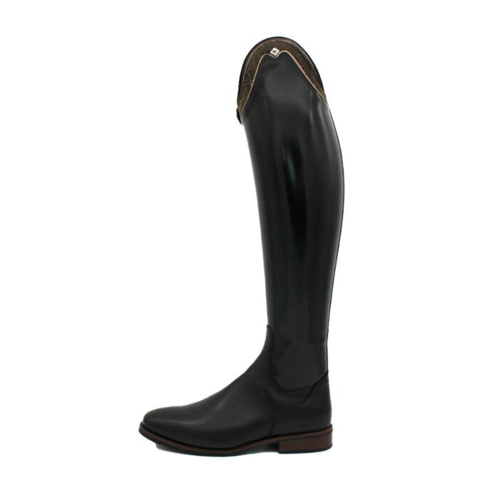 Reitstiefel DeNiro Bellini Brushed Black mit Inlaid Rondine Iride Grey 39 MA S Reitstiefel DeNiro Bellini Brushed Black mit Inlaid Rondine Iride Grey 39 MA S