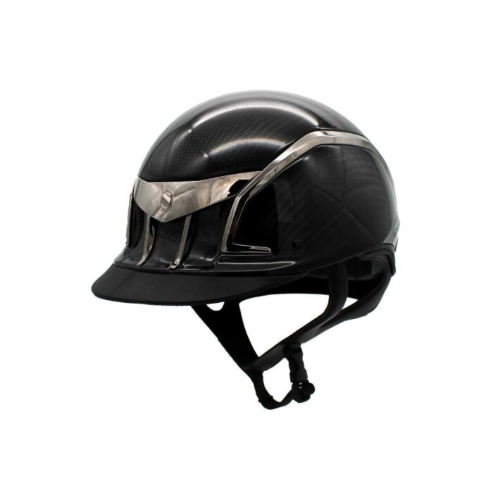 Reithelm Samshield XJ Carbon Shadowmatt Schwarz – Chrome Black – Größe M Reithelm Samshield XJ Carbon Shadowmatt Schwarz – Chrome Black – Größe M