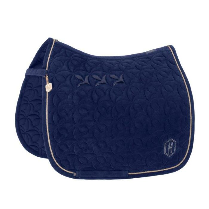 Schabracke dressur Eskadron Heritage Velour Emblem True Blue