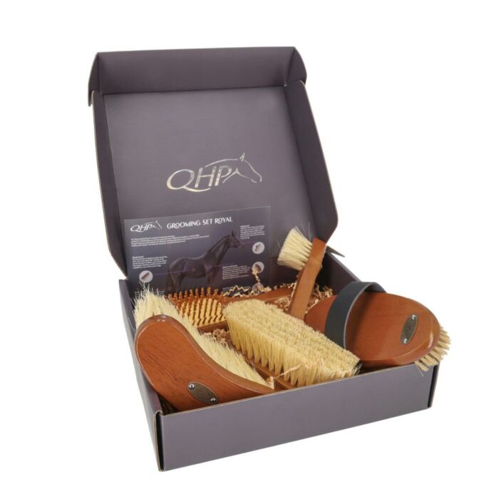 Bürstenset QHP Royal Dark Brown Bürstenset QHP Royal Dark Brown