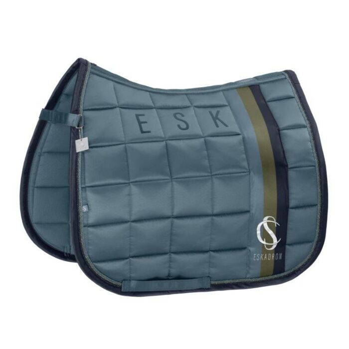 Schabracke dressur Eskadron Big Square Mattgloss Steel blue Full