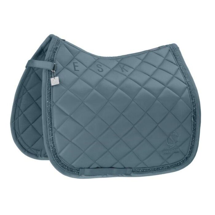 Schabracke vielseitig Eskadron Glossy Jewel Steel blue Full