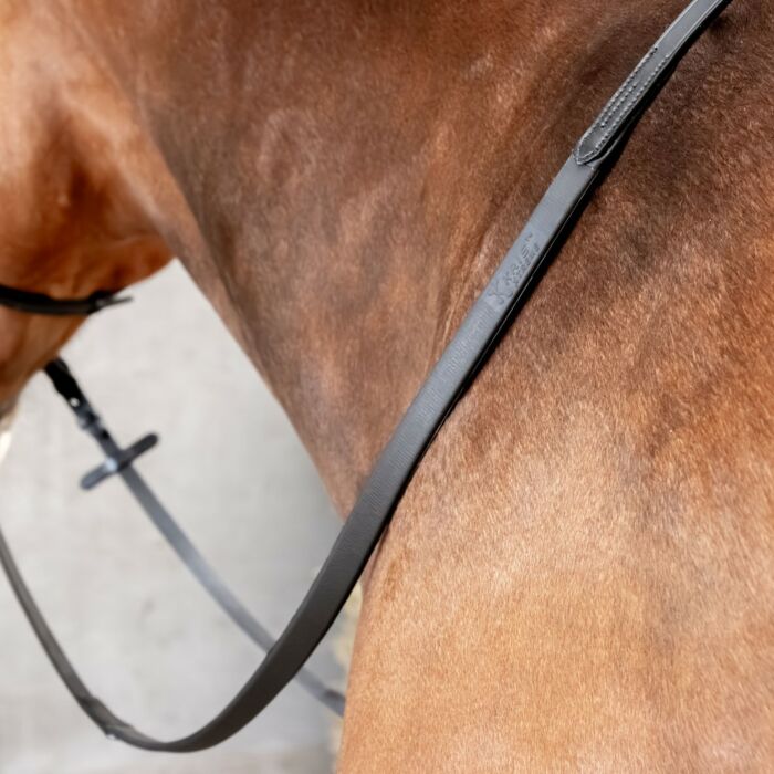 Zügel Harry's Horse Rubber Kris Xtreme Schwarz Full Zügel Harry's Horse Rubber Kris Xtreme Schwarz Full