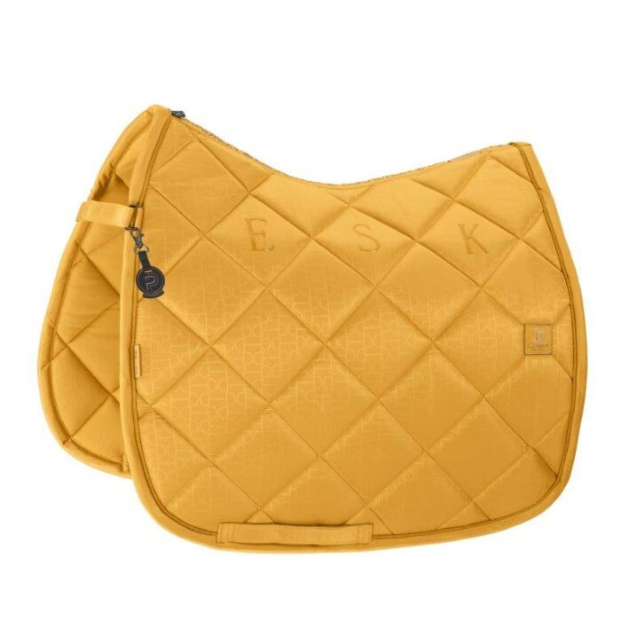 Schabracke dressur Eskadron Platinum Glossy Bit Golden Yellow Full