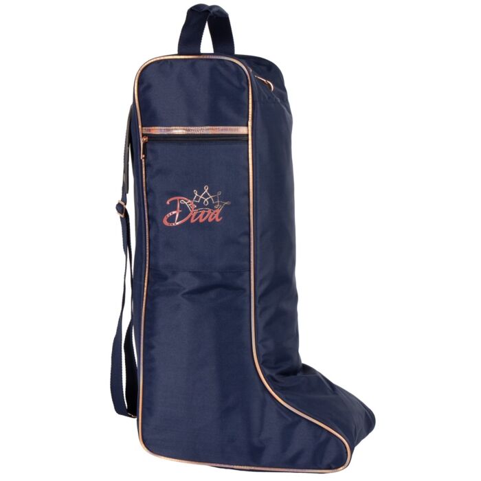 Die Harrys Horse Diva Reitstiefeltasche in Mauvewood Collegiate Blue ist eine stilvolle und praktische Tasche für Reitstiefel mit hochwertigen Details Die Harrys Horse Diva Reitstiefeltasche in Mauvewood Collegiate Blue ist eine stilvolle und praktische Tasche für Reitstiefel mit hochwertigen Details