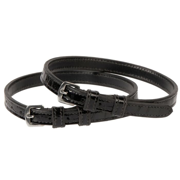 Sporenriemchen Harry's Horse Croco Zwart