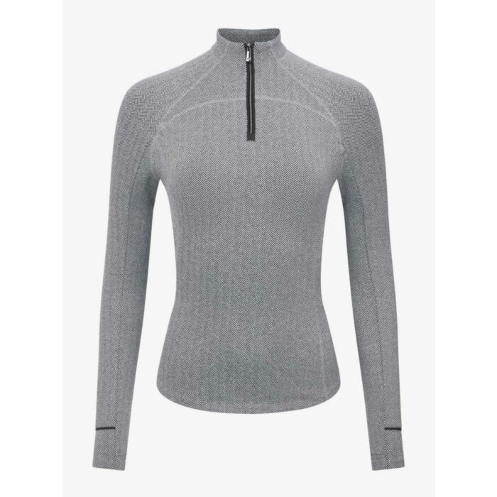 Trainiershirt LeMieux Aspen Herringbone Black 36