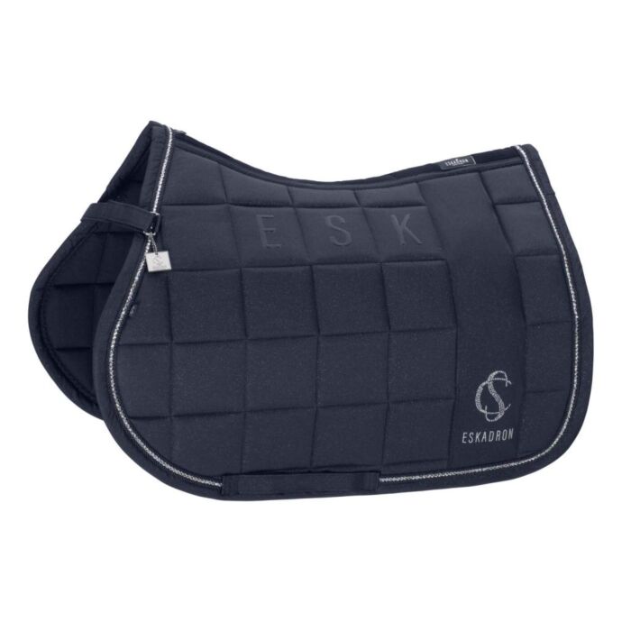 Schabracke veelzijdig Eskadron Classic Sport Big Square Sparkle Crystal Navy Full