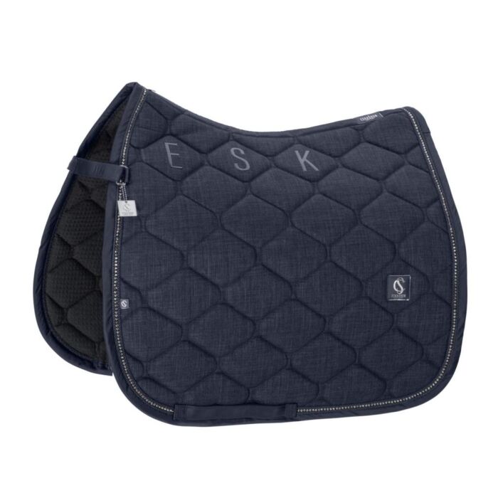 Schabracke dressur Eskadron Classic Sport Bouclé Crystal Navy Full Schabracke dressur Eskadron Classic Sport Bouclé Crystal Navy Full