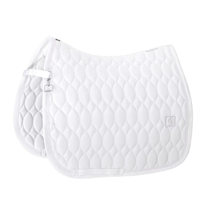 Schabracke dressur Eskadron Classic Sports Highgloss Emblem White