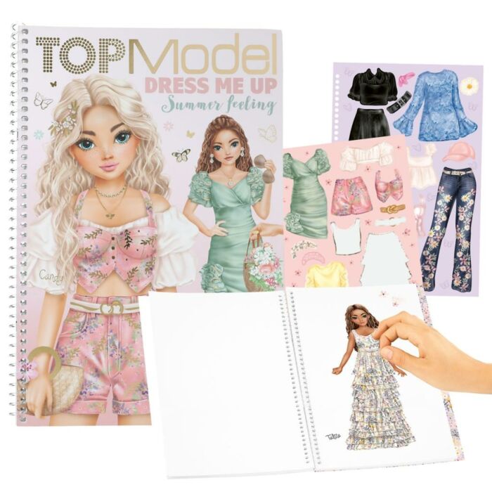 Bastelbuch TOPModel Dress me up Groß Summer Feeling Bastelbuch TOPModel Dress me up Groß Summer Feeling