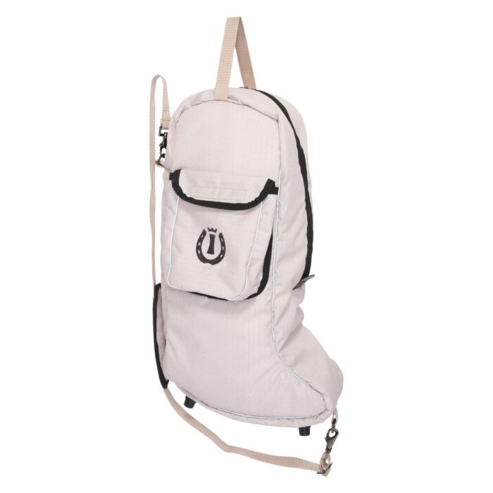 Stiefeltasche Imperial Riding Basic Taupe Herringbone