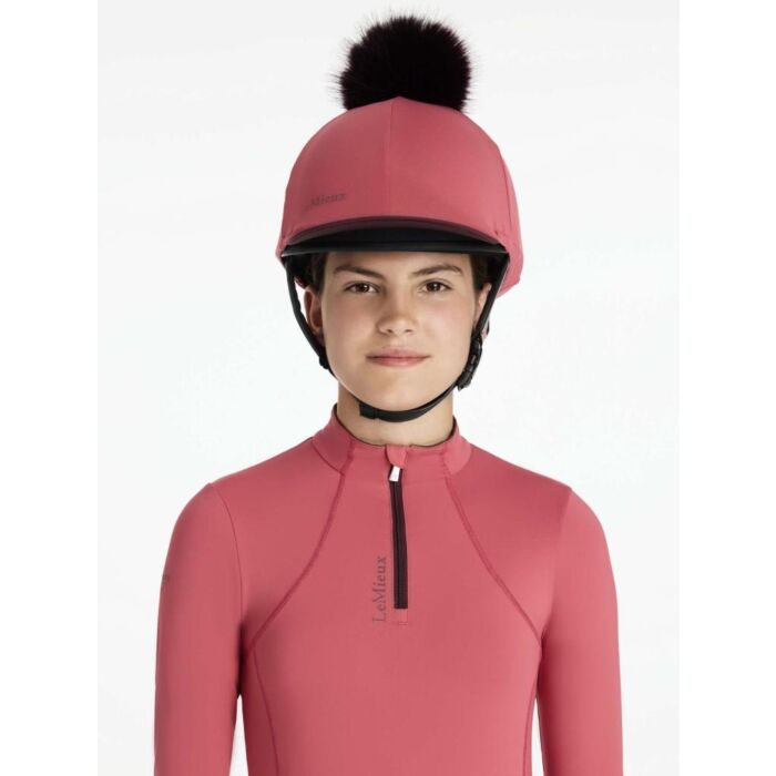 Reithelm Überzug LeMieux Classique Cranberry