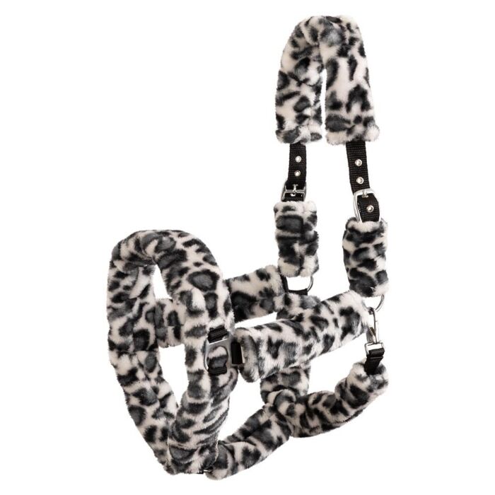 Halfter Premiere Leopard Fur Schwarz/Multi Pony