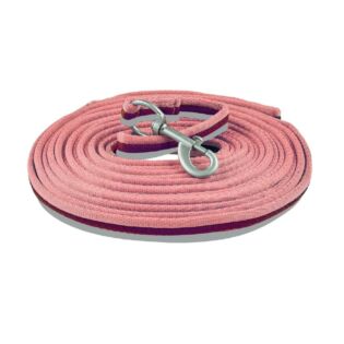 Imperial Riding Longierleine Rose-bordeaux-silver