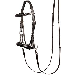 Trensenz&auml;ume Harry's Horse Bitloos Sidepull schwarz Cob