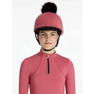 Reithelm &Uuml;berzug LeMieux Classique Cranberry