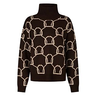 Pullover Eskadron Heritage Knit Jumper Black Truffle