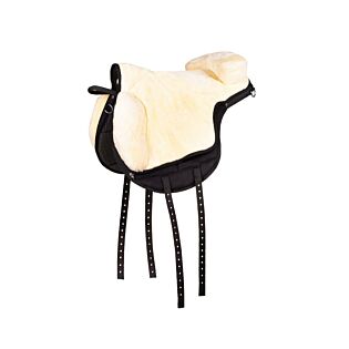 Bareback pad QHP Super soft Schwarz