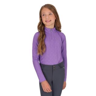 Trainiershirt QHP Livora Junior Pretty Purple