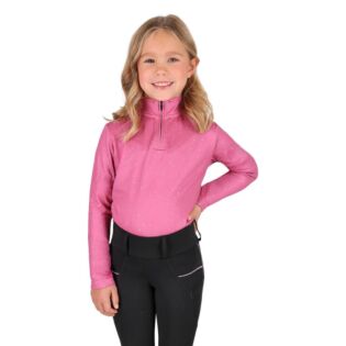 Trainiershirt QHP Isalyn Junior Balloon pink