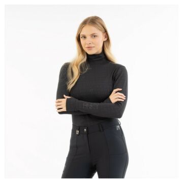 Trainiershirt Anky Mockneck Black