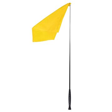 Trainingsstock met vlag QHP Gelb 110 cm