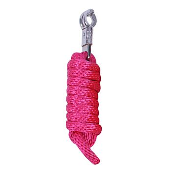 Strick met paniekhaak QHP Fuchsia 2 meter