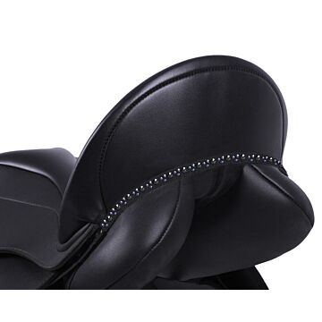 Sattelschmuck QHP Chianti schwarz/blau Full