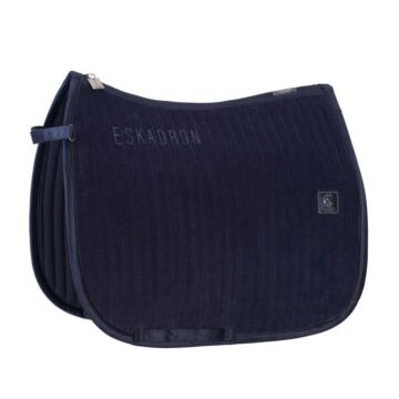Schabracke dressur Eskadron Cord Embleem Navy Full