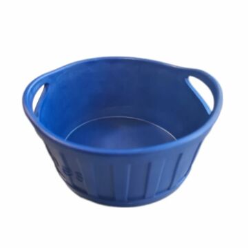 Flexibler Eimer für Essen und Wasser Crafty Ponies Blau