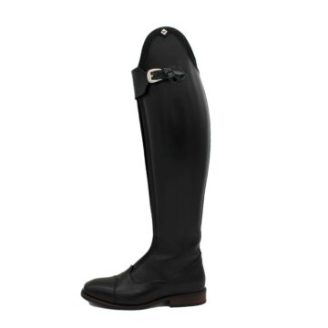 Reitstiefel DeNiro S5601 Polo Schwarz mit Stardust und Lackdetails 38 MA M 