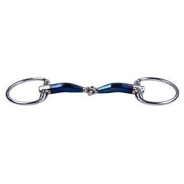 Olivenkopftrense Trust Equestrian Sweet Iron Locked 16 mm Blau 14.5 cm
