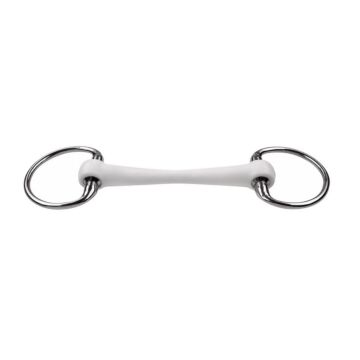 Olivenkopfgebiss Trust Equestrian Inno Sense Flexi Soft Weiß 12.5 cm