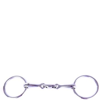 Wassertrense BR dubbel gebroken pony 14 mm 10,5 cm