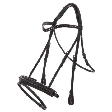 Trensenzäume Imperial Riding Di Layla Black-Black Croco Cob