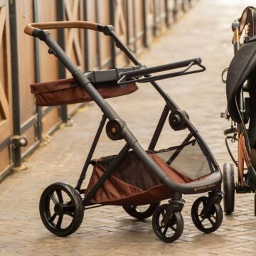 Zadelwagen Imperial Riding Carry Light Navy-Chocolate