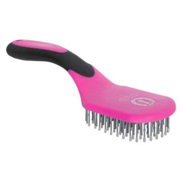 Mähnen & schweifbürste Imperial Riding Boomerang Neon Pink