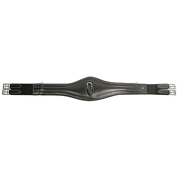 Sattelgurte Harry's Horse Deluxe schwarz 125 cm