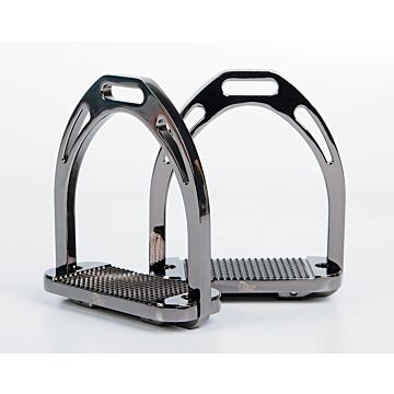 Steigbügel Harry's Horse Aluminium schwarz 12 cm