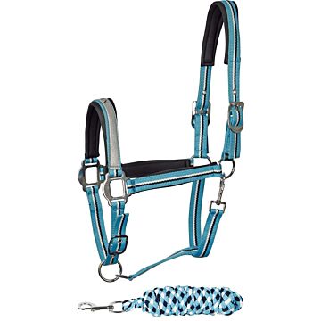 Halsterset Harry's Horse Mare blau Full