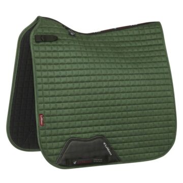 Schabracke LeMieux Luxury Dressage Square Hunter Green grün L