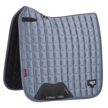 Schabracke LeMieux Loire Classic Satin Dressage Square Ice Blue L