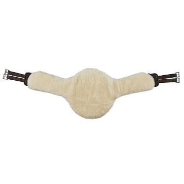 Sattelgurt Pelz LeMieux ProLambs Stud-guard covers weiß 34