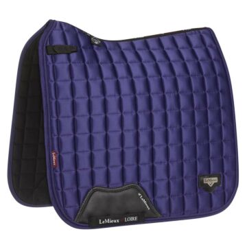 Schabracke LeMieux Loire Classic Satin Dressage Square Ink Blue L