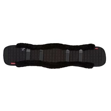 Sattelgurt Pelz Dressur LeMieux ProLambs Girth Cover schwarz M