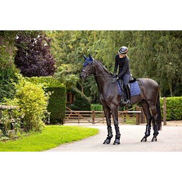 Schabracke dressur LeMieux Crystal Suede Navy L