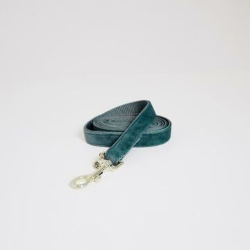 Hundeleine Kentucky Velvet blau/grün 120 cm