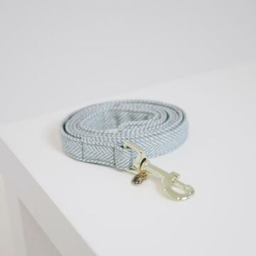 Hundeleine Kentucky Wool blau 120 cm